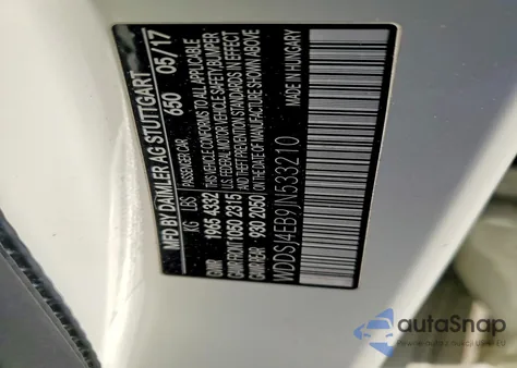 2018 Mercedes-Benz Cla 250 z USA, uszkodzony, nr VIN WDDSJ4EB9JN533210